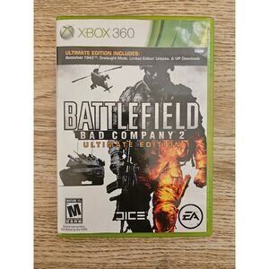 Battlefield: Bad Company 2 (Microsoft Xbox 360, 2010) UNTESTED